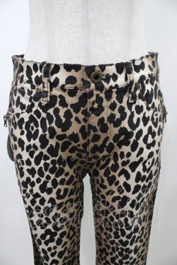 画像4: HYSTERIC GLAMOUR / LEOPARD柄スリムパンツ 28インチ ブラウン H-26-01-10-006-PU-PA-KB-ZH