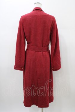 画像2: elements,H / ガウンジャケット  赤 H-26-01-10-050-PU-CO-KB-ZH