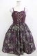 画像1: 仲夏物語（海外ロリータブランド） / ロワールのブドウ園3.0 ジャンパースカート M パープル H-26-01-10-1001-EL-OP-NS-ZH (1)
