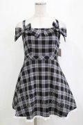 evelyn / ビッグリボンキャミワンピース Free ブラック H-26-01-10-1024-LO-OP-NS-ZH