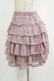画像2: axes femme / シフォンスカート M ピンク H-26-01-10-1026-AX-SK-NS-ZH (2)