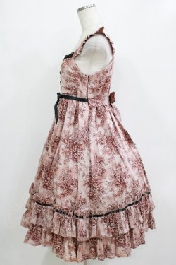 画像2: Princess Doll / ハイウエストの乙女なジャンパースカート Free ピンク H-26-01-10-1003-LO-OP-NS-ZH