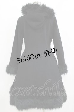 画像3: MAM MAXICIMAM / ファーボンボンコート Free ブラック H-26-01-10-1035-GO-CO-NS-ZH