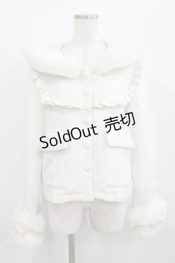 画像1: MA*RS / レースアップセーラー襟ショートコート Free オフ H-26-01-10-1036-EL-CO-NS-ZH