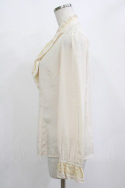 画像2: axes femme / ドットブラウス M 生成り H-26-01-10-1039-AX-BL-NS-ZH