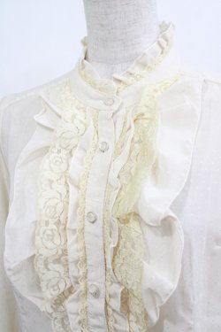 画像4: axes femme / ドットブラウス M 生成り H-26-01-10-1039-AX-BL-NS-ZH