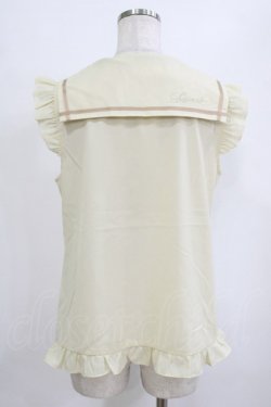 画像3: axes femme POETIQUE / セーラーブラウス M 生成り H-26-01-10-1044-AX-BL-NS-ZH