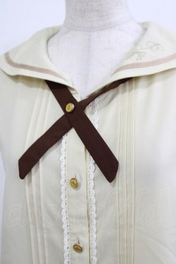 画像4: axes femme POETIQUE / セーラーブラウス M 生成り H-26-01-10-1044-AX-BL-NS-ZH