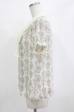 画像2: axes femme / シフォンリボンブラウス M オフ H-26-01-10-1046-AX-BL-NS-ZH