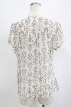 画像3: axes femme / シフォンリボンブラウス M オフ H-26-01-10-1046-AX-BL-NS-ZH