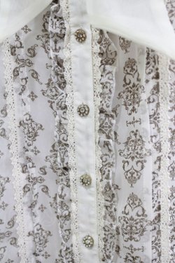 画像4: axes femme / シフォンリボンブラウス M オフ H-26-01-10-1046-AX-BL-NS-ZH