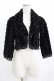 画像1: axes femme / プードルファーボレロ M ブラック H-26-01-10-1051-AX-TO-NS-ZH (1)