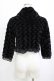画像3: axes femme / プードルファーボレロ M ブラック H-26-01-10-1051-AX-TO-NS-ZH (3)