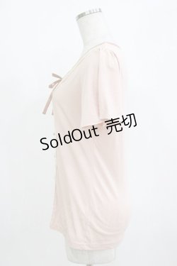 画像2: axes femme / リボンプルオーバー M ピンク H-26-01-10-1053-AX-TO-NS-ZH