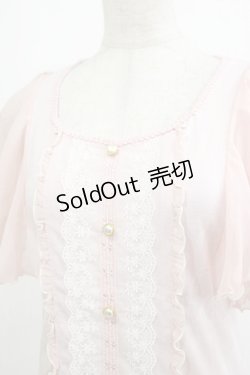 画像4: axes femme / シフォンフリルトップス M ピンク H-26-01-10-1054-AX-TO-NS-ZH