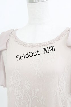 画像4: axes femme / シフォンフリルトップス M ピンク H-26-01-10-1055-AX-TO-NS-ZH