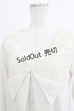 画像4: axes femme / リボンプルオーバー M 生成り H-26-01-10-1056-AX-TO-NS-ZH