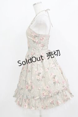 画像2: Victorian maiden / チュール付ジャガード編み上げワンピース Free ミント H-26-01-10-1005-CL-OP-NS-ZH