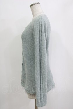 画像2: axes femme / パール使いニットPO M ミント H-26-01-10-1059-AX-TO-NS-ZH