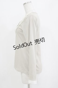 画像2: axes femme / パールリボンプルオーバー M ベージュ H-26-01-10-1061-AX-TO-NS-ZH