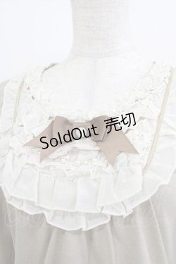 画像5: axes femme / パールリボンプルオーバー M ベージュ H-26-01-10-1061-AX-TO-NS-ZH