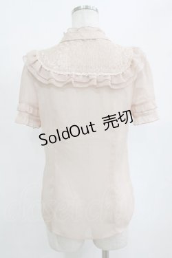 画像3: axes femme / フリルボータイブラウス M ピンク H-26-01-10-1064-AX-BL-NS-ZH