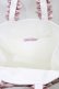 画像2: Maison de FLEUR / ジャカードリボンフリルスクエアトートSバッグ  オフ/ピンク H-26-01-10-1070-LO-BG-NS-ZH (2)