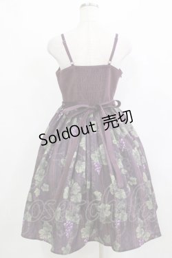 画像3: 仲夏物語（海外ロリータブランド） / ロワールのブドウ園3.0 ジャンパースカート M パープル H-26-01-10-1001-EL-OP-NS-ZH