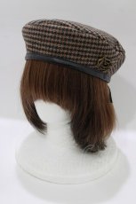 画像1: Maison de FLEUR Petite Robe canone / 描く彼女のベレー帽  ブラウン H-26-01-10-1081-EL-AC-NS-ZH (1)