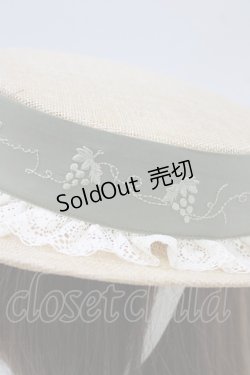 画像3: 仲夏物語（海外ロリータブランド） / ロワールのブドウ園5.0 ハット  グリーン H-26-01-10-1085-EL-AC-NS-ZH