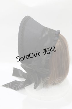 画像2: Ange / ハーフボンネット  ブラック H-26-01-10-1086-LO-AC-NS-ZH