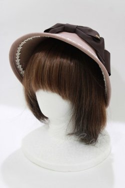 画像1: Innocent World / マリーリボンハット  ミルクココア×ショコラ/Milk cocoa×Chocolat H-26-01-10-1087-IW-AC-NS-ZH