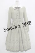 Innocent World / ピーターラビット  刺繍ワンピース M ライトグリーン×ダークグリーン H-26-01-10-1089-IW-OP-NS-ZH