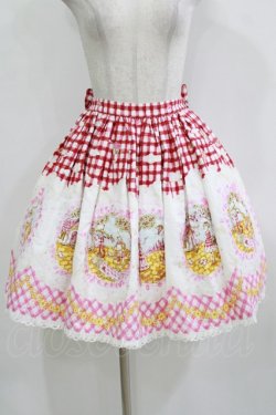 画像1: BABY,THE STARS SHINE BRIGHT / Wiz Me♪Over the Rainbow柄スカート Free エンジ H-26-01-10-1090-BA-SK-NS-ZH