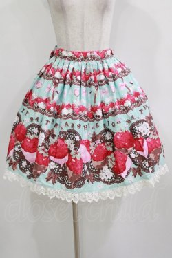 画像1: BABY,THE STARS SHINE BRIGHT / Creamy Berry Fairy Dream柄スカート Free ミント H-26-01-10-1010-BA-SK-NS-ZH
