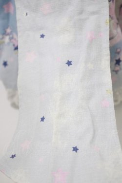 画像5: BABY,THE STARS SHINE BRIGHT / 星屑Fantasia 双子の星ネコちゃんのホロスコープ 柄スカート Free サックス H-26-01-10-1011-BA-SK-NS-ZH