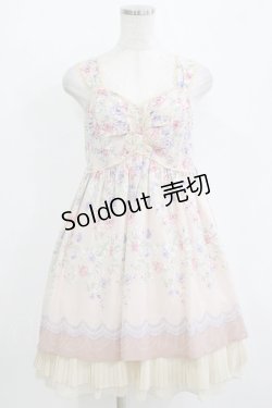 画像1: axes femme / 花柄ワンピース M ピンク H-26-01-10-1015-AX-OP-NS-ZH