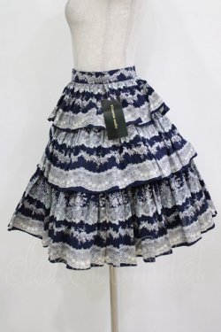 画像2: Victorian maiden / ブランシュレーススカート Free ネイビー H-26-01-10-1017-CL-SK-NS-ZH