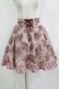 画像1: axes femme / メッセージ×花柄スカート M ピンク H-26-01-10-1018-AX-SK-NS-ZH (1)