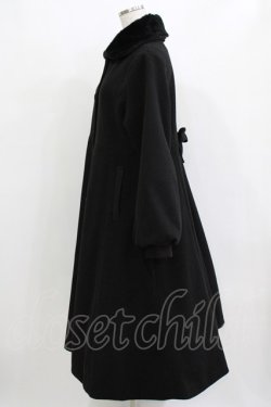 画像2: m petit by misako / AM*リボンコート L ブラック H-26-01-10-1021-LO-CO-NS-ZH