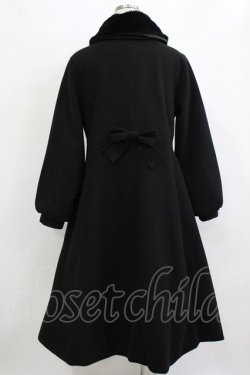 画像3: m petit by misako / AM*リボンコート L ブラック H-26-01-10-1021-LO-CO-NS-ZH