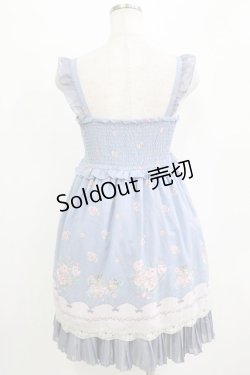 画像3: axes femme / 花柄ワンピース M ブルー H-26-01-10-1022-AX-OP-NS-ZH