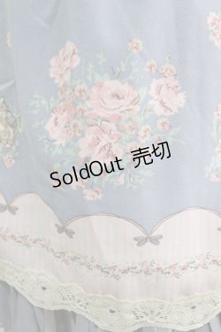 画像4: axes femme / 花柄ワンピース M ブルー H-26-01-10-1022-AX-OP-NS-ZH