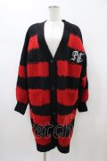 PUNK RAVE / NIGHTMARE ACADEMY RED CARDIGAN Free レッド H-26-01-10-057-PU-TO-KB-ZH