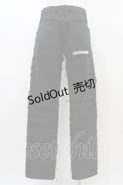 画像2: alice auaa / デストロイガーゼパンツ 2（ユニセックス） ブラック H-26-01-10-009-AA-PA-KB-ZH