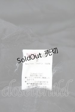 画像4: alice auaa / デストロイガーゼパンツ 2（ユニセックス） ブラック H-26-01-10-009-AA-PA-KB-ZH