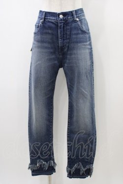 画像1: RNA / 裾ダメージデニム M ブルー H-26-01-10-011-PU-PA-KB-ZH