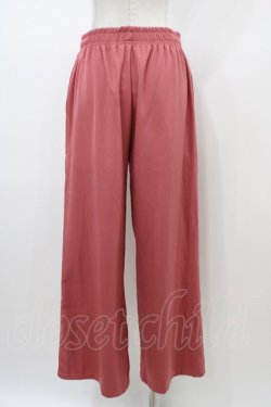 画像2: NieR Clothing / ロゴ刺繍入り PINK WIDE PANTS  ピンク H-26-01-10-012-PU-PA-KB-ZH