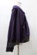 画像3: Ozz oneste / 矢絣プリント入り和風マント  紫 H-26-01-10-015-OO-JA-KB-ZH (3)