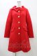 画像1: Emily Temple cute / スタンドカラーコート  レッド H-26-01-10-018-ET-CO-KB-ZH (1)